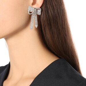 Jennifer Behr Lola Crystal Bow Earrings